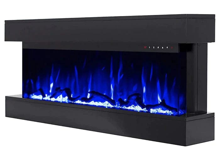 Touchstone 80034 50-Inch Black Chesmont Wall Mounted 3-Sided Electric Fireplace