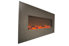 Touchstone 80026 50-Inch Onyx Stainless Wall Mounted Electric Fireplace