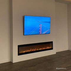 Touchstone 80032 100-Inch The Sideline Recessed Electric Fireplace