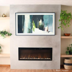 Touchstone 80036 50-Inch Sideline Elite Smart WiFi-Enabled Electric Fireplace (Alexa/Google Compatible)