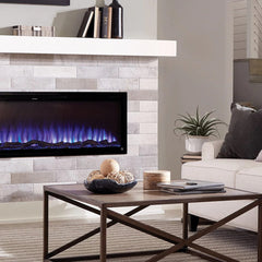 Touchstone 80044 100-Inch Sideline Elite Smart WiFi-Enabled Electric Fireplace (Alexa/Google Compatible)