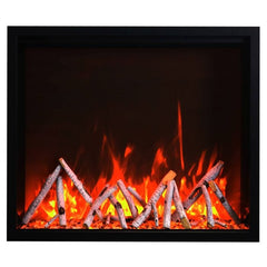 Amantii Traditional Series Built-In Electric Fireplace with 10 Piece Log Set