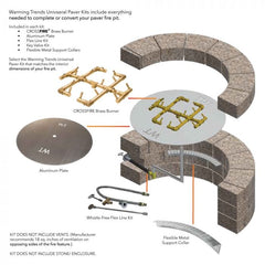 Warming Trends Crossfire UPK Universal Paver Kit Installation Guide