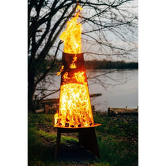 Fire Pit Art VES Vesuvius Wood Burning Fire Pit