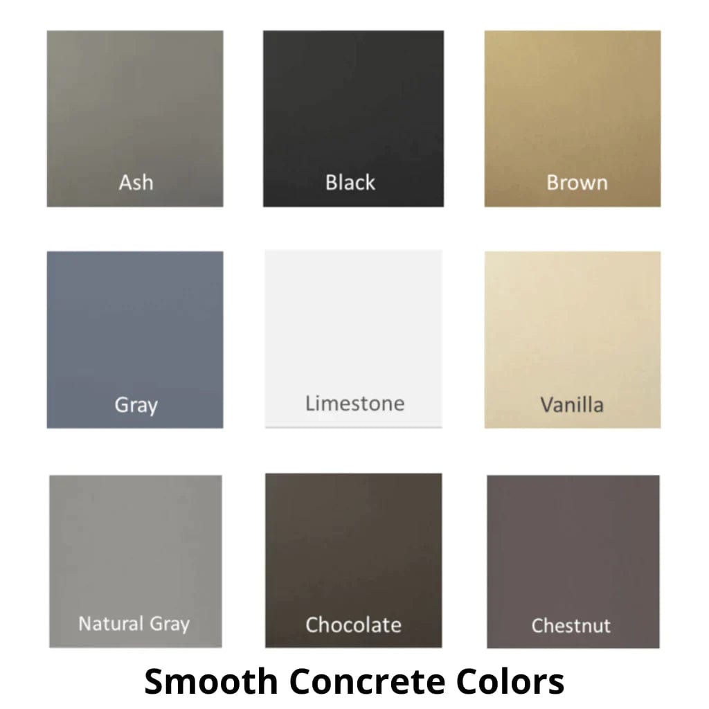 The Outdoor Plus Different Smooth Concrete Colors