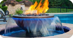 HPC Fire WB52R-Temp360-EI Evolution 360 Fire and Water Insert, 360 Degree Water Feature