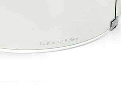 HPC Fire WG30-RD Round Fire Pit Glass Wind Guard, 30-Inch