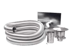 Napoleon GAKIT4 4-inch Diameter Compressed Aluminum Flexible Gas Liner Vent Kit